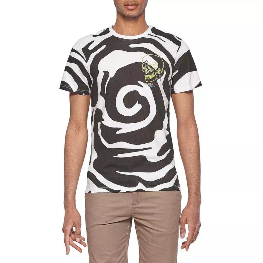 NEW! Mens Eleven Paris Short Sleeve‎ Shirt Graphic T-Shirt $70 Black White Small